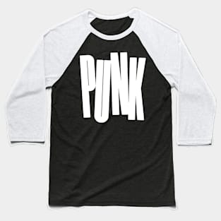 bold punk logo Baseball T-Shirt